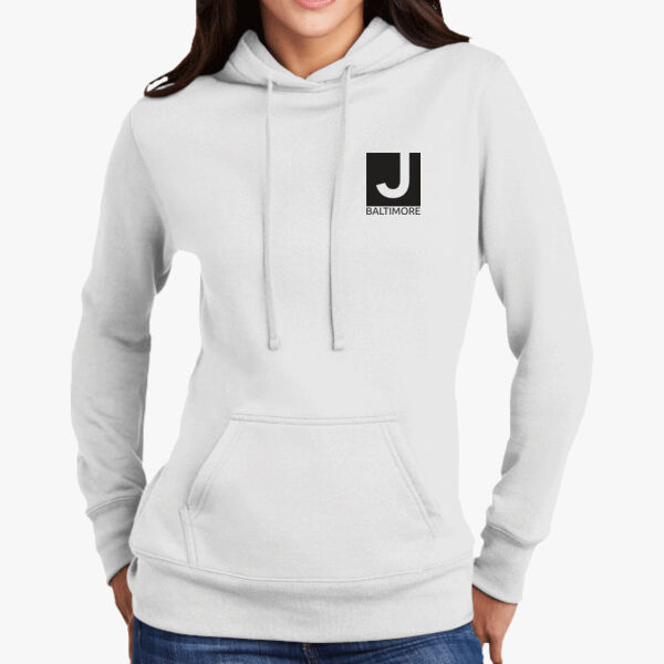 Ladies Core Fleece Pullover Hooded Sweatshirt Thumbnail